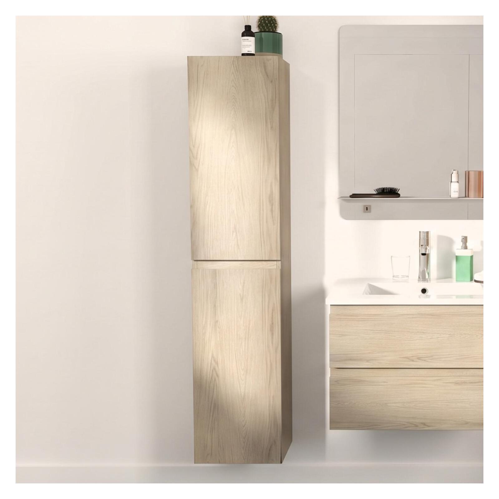 Colonne de salle de bain suspendue 140 cm
