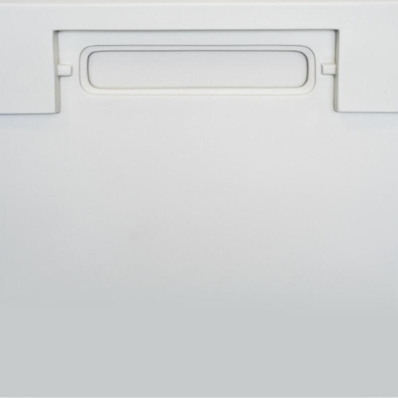 Receveur de douche en résine lisse antidérapant - extra-plat blanc - Bonde incluse