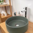 Vasque à poser ronde en grès 36cm