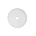 Vasque à poser texturée en céramique blanc ronde 30cm