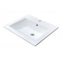 Vasque blanche à encastrer - Céramique L50 LINA
