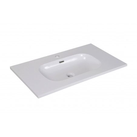 Meuble salle de bain 80 cm à suspendre chêne ENIO Meuble salle de bain 80 cm à suspendre chêne ENIO