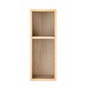 Ensemble salle de bain chêne 140 cm meuble + vasque + 2 miroirs ENIO