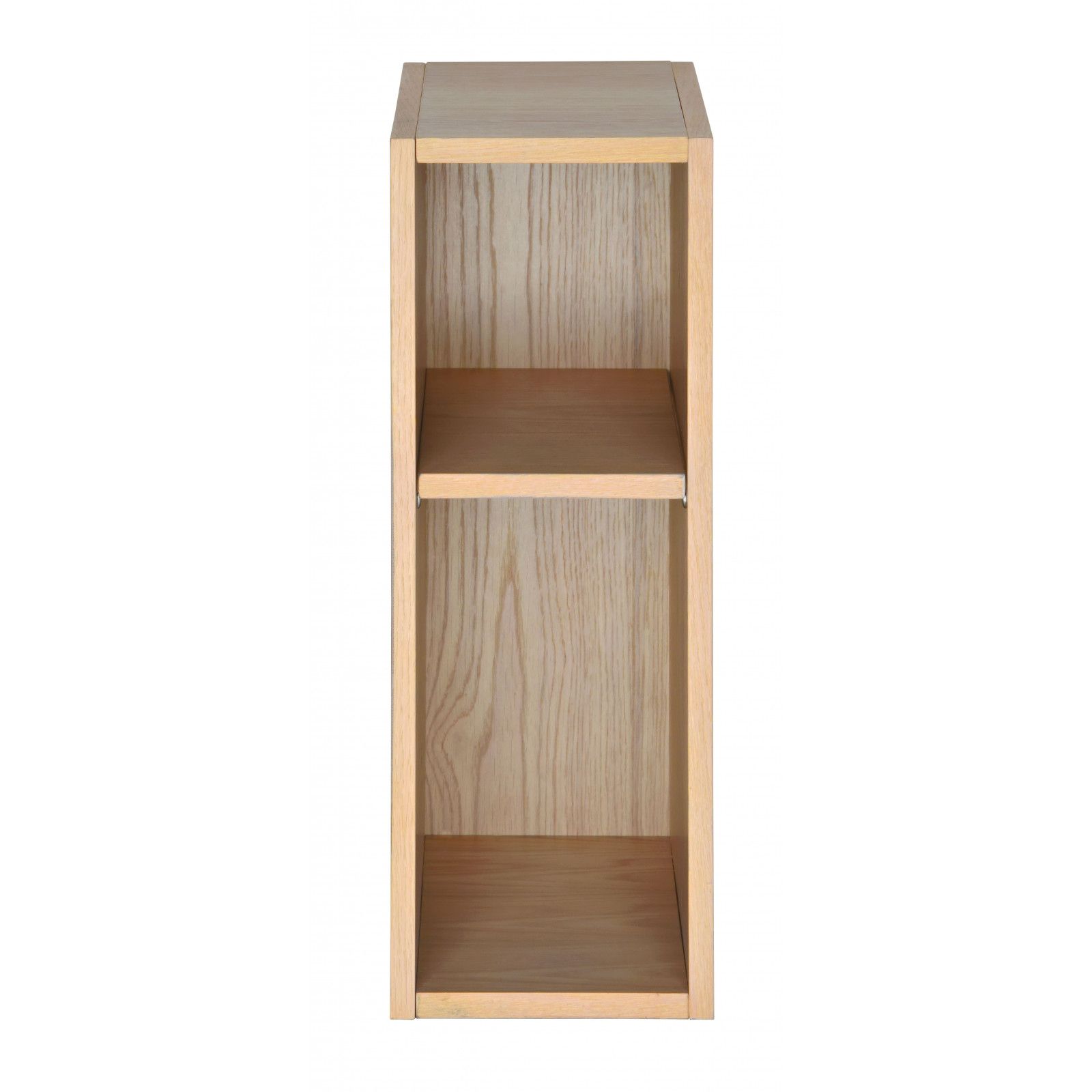 Ensemble salle de bain chêne 140 cm meuble + vasque + 2 miroirs + colonne ENIO