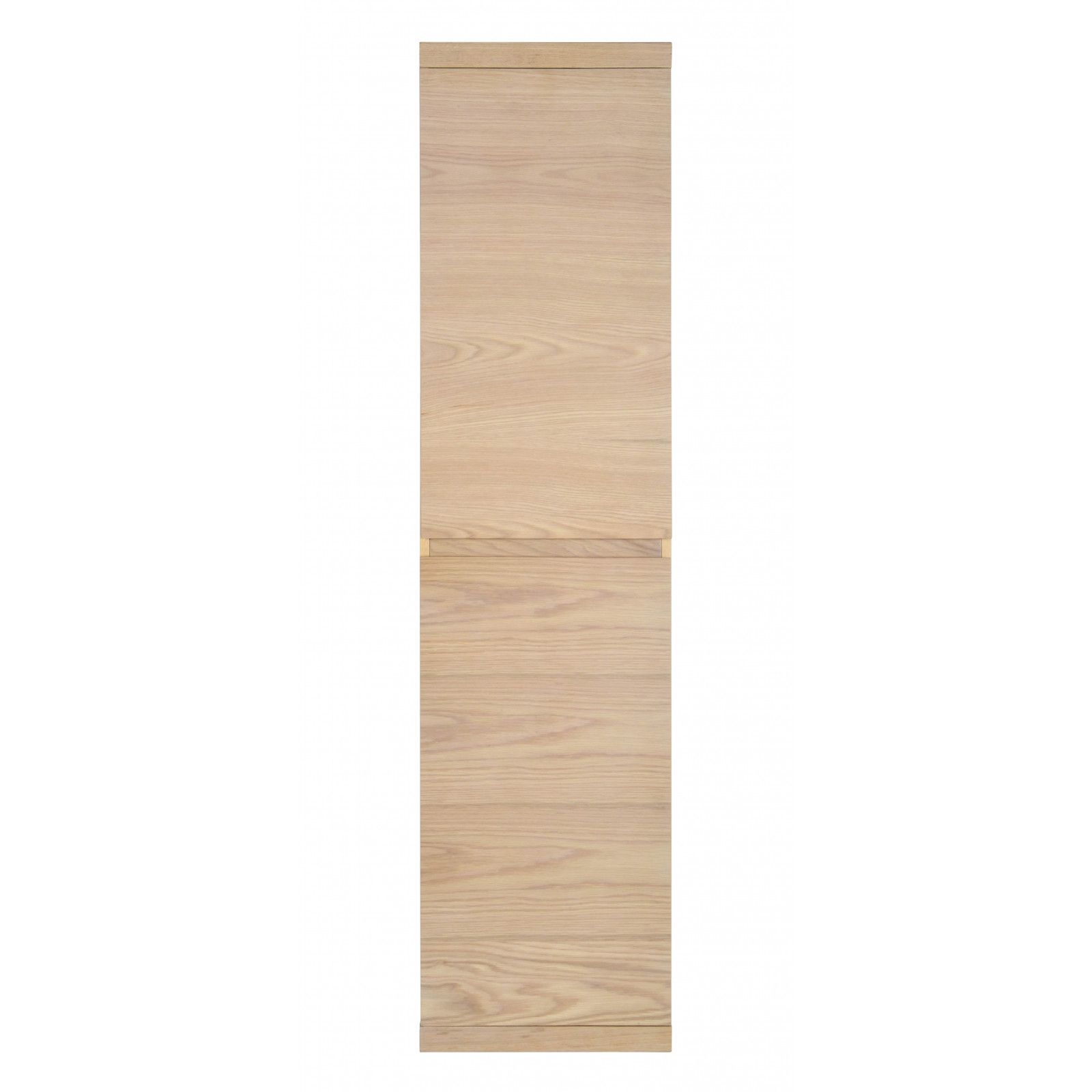 Ensemble salle de bain chêne 140 cm meuble + vasque + 2 miroirs + 2 colonnes ENIO