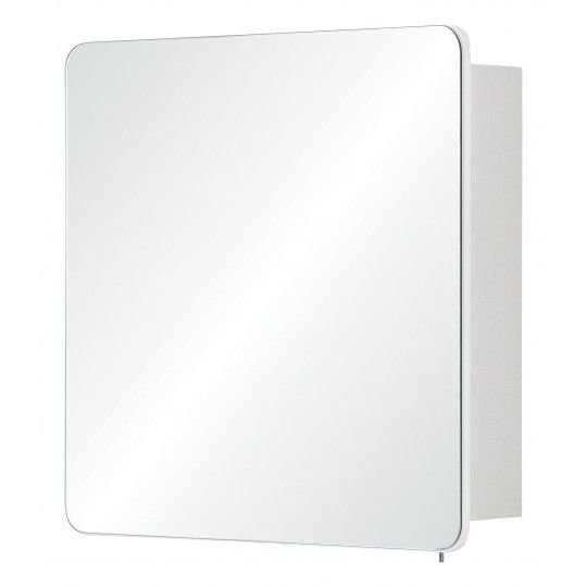 Aquamarin® armoire de toilette avec miroir et éclairage - 100x60x13cm, led  blanc froid/chaud/neutre, 8 étagères, 3 portes, tactile, fonction dimmer,  prise de rasoir - miroir salle de bain, rangement - Conforama