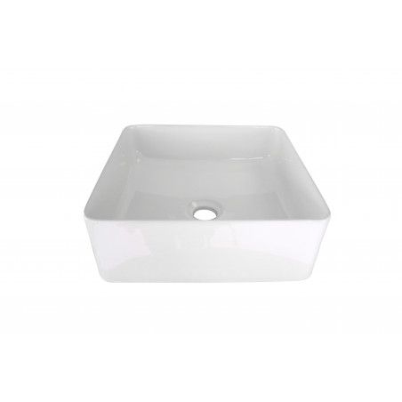 Plan Suspendu Salle de Bain 60 cm Béton MOON + Vasque COMA + 2 Équerres