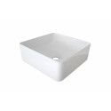 Plan Suspendu Salle de Bain 60 cm Béton MOON + Vasque COMA + 2 Équerres