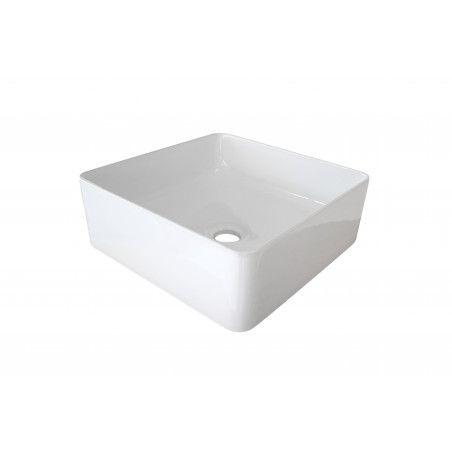 Plan Suspendu Salle de Bain 60 cm Béton MOON + Vasque COMA + 2 Équerres