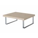 Plan suspendu pour vasque 60 cm chêne + 2 équerres MOON