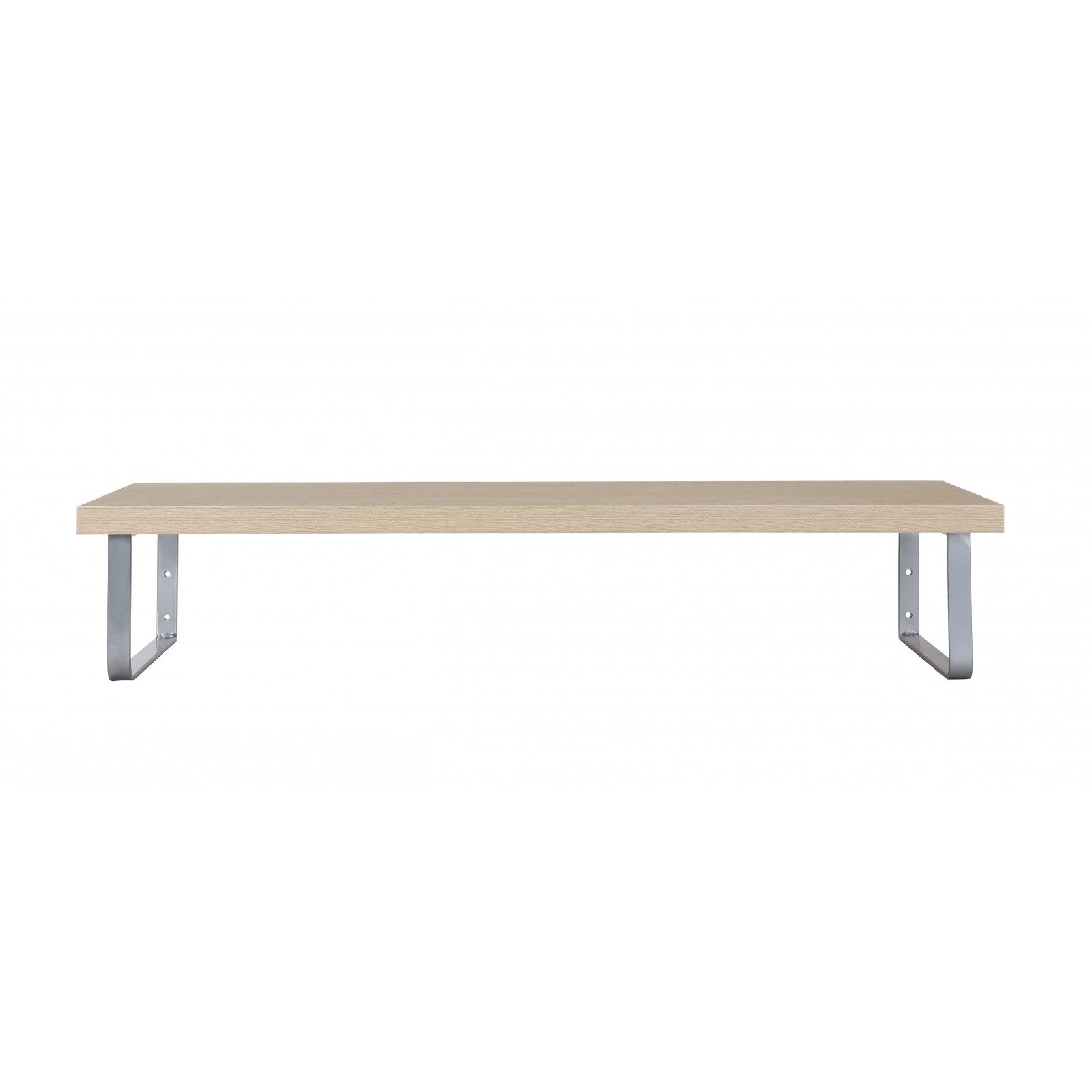Plan suspendu pour vasque 120 cm chêne + 2 équerres MOON Plan suspendu pour vasque 120 cm chêne + 2 équerres MOON