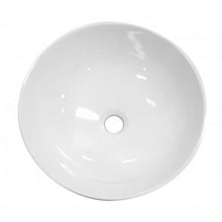 Plan Vasque Suspendu Salle de Bain 60 cm Effet Béton MOON + Vasque OMA + 2 Équerres