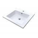Vasque blanche à encastrer - Résine L50 ARIA - Lot de 2