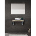 Plan Suspendu Pour Vasque 60 cm MOON + Vasque OMA + 2 équerres
