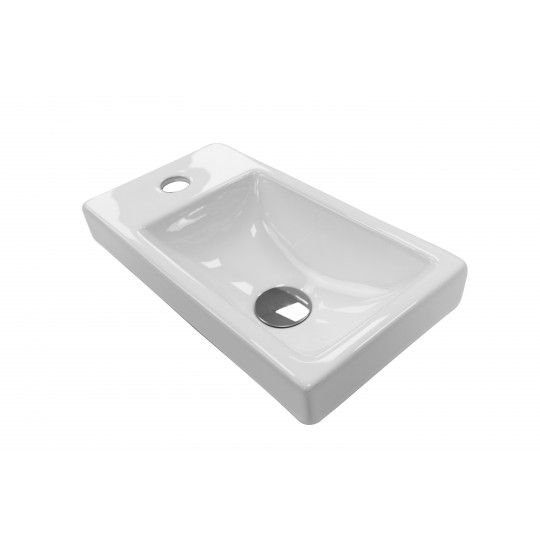 Lave-mains blanc en céramique LISA