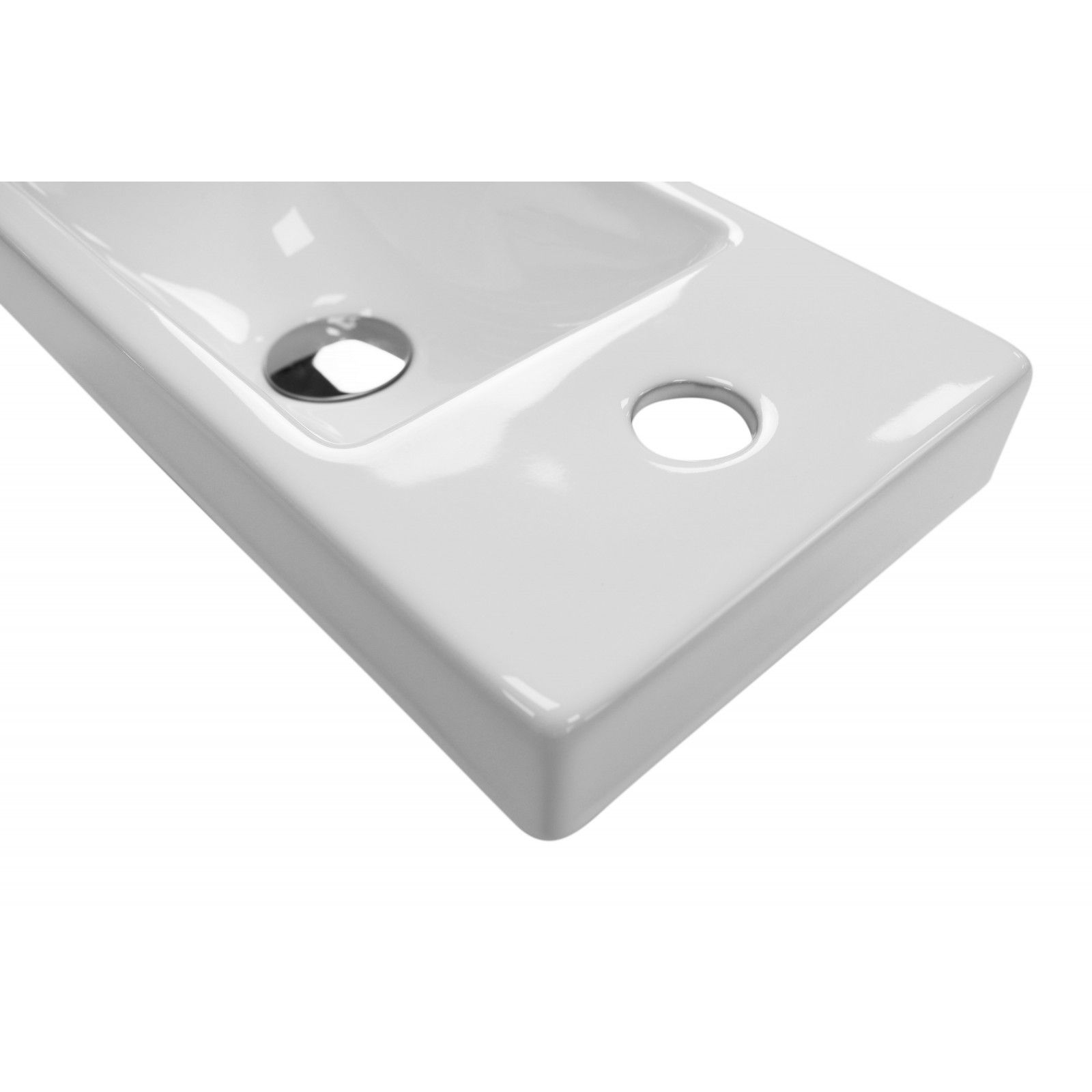 Lave-mains céramique LISA L41xP21,5 cm Lave-mains céramique LISA L41xP21,5 cm