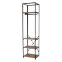 Portant vêtements bois et métal L50 x H200cm PAK Portant vêtements bois et métal L50 x H200cm PAK