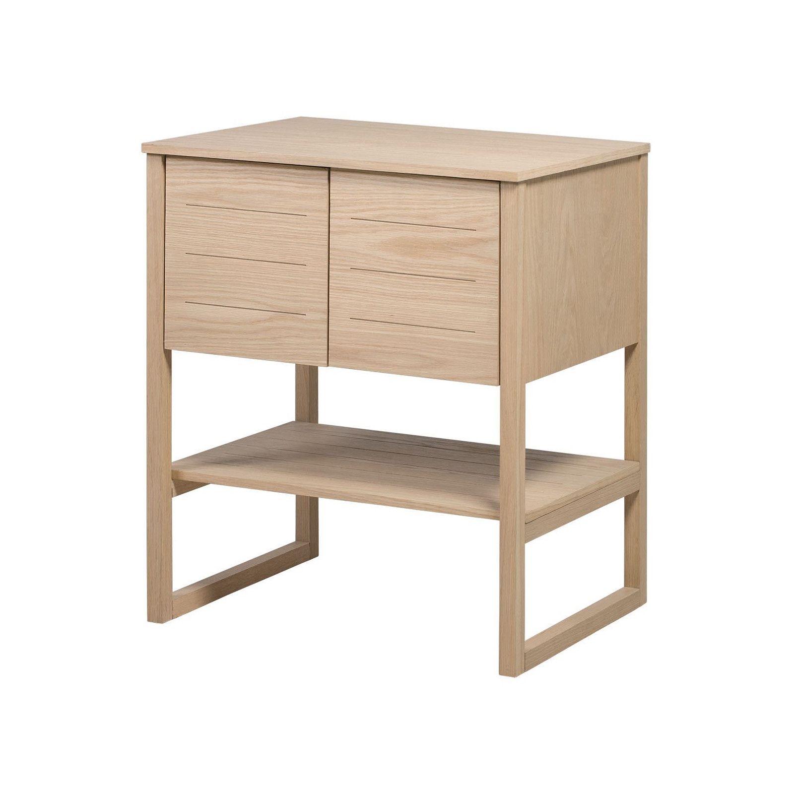 Ensemble de Salle De Bain Meuble Chêne 70 cm + Colonne de rangement Chêne 145 cm ATOLL + Miroir Ensemble de Salle De Bain Meuble Chêne 70 cm + Colonne de rangement Chêne 145 cm ATOLL + Miroir