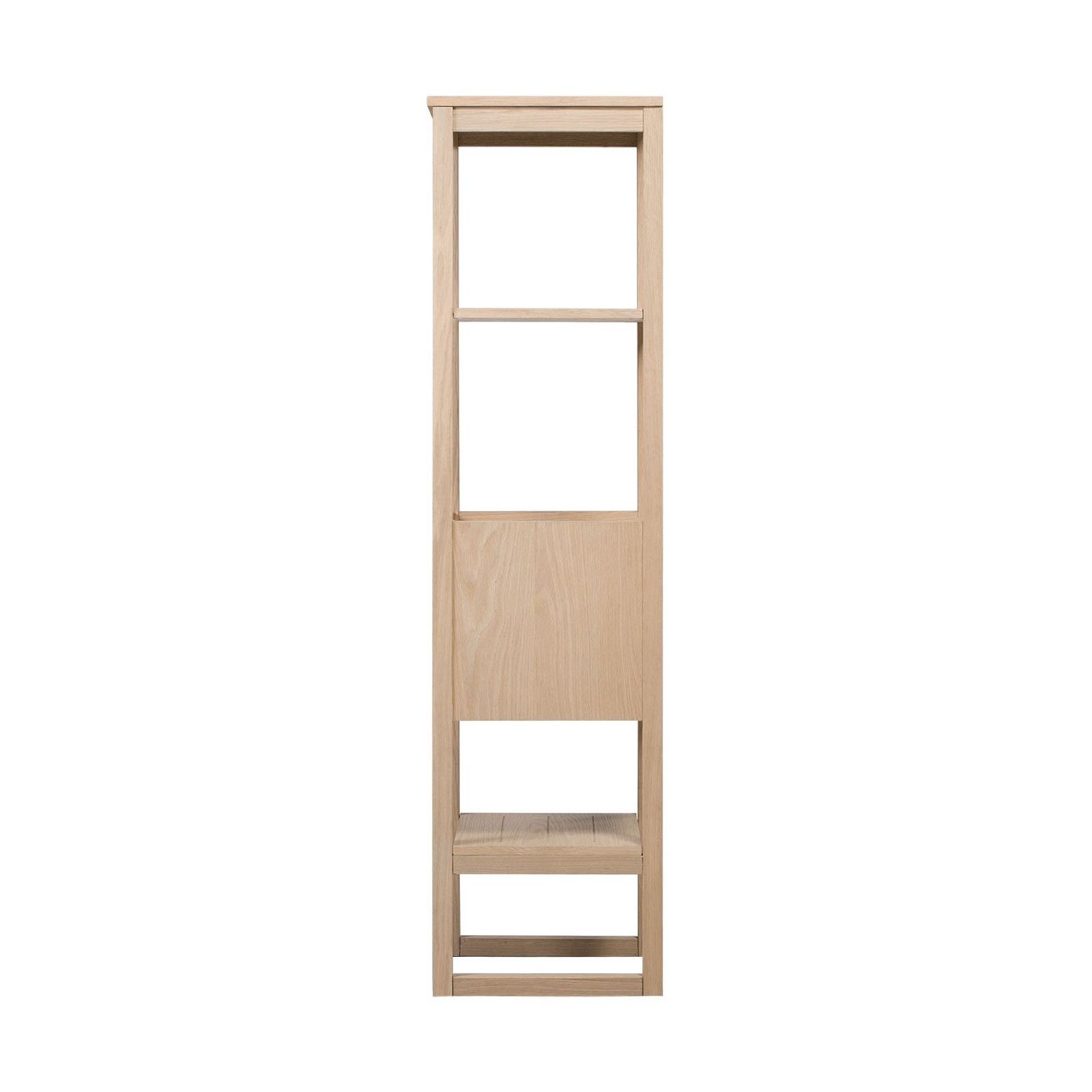 Ensemble de Salle De Bain Meuble Chêne 120 cm + Colonne de rangement Chêne 145 cm ATOLL
