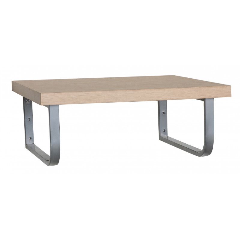 Plan de toilette Salle de Bain à suspendre WILL - 60 cm / 120 cm - Ep. 3,8 cm /12 cm - Décor Chêne /