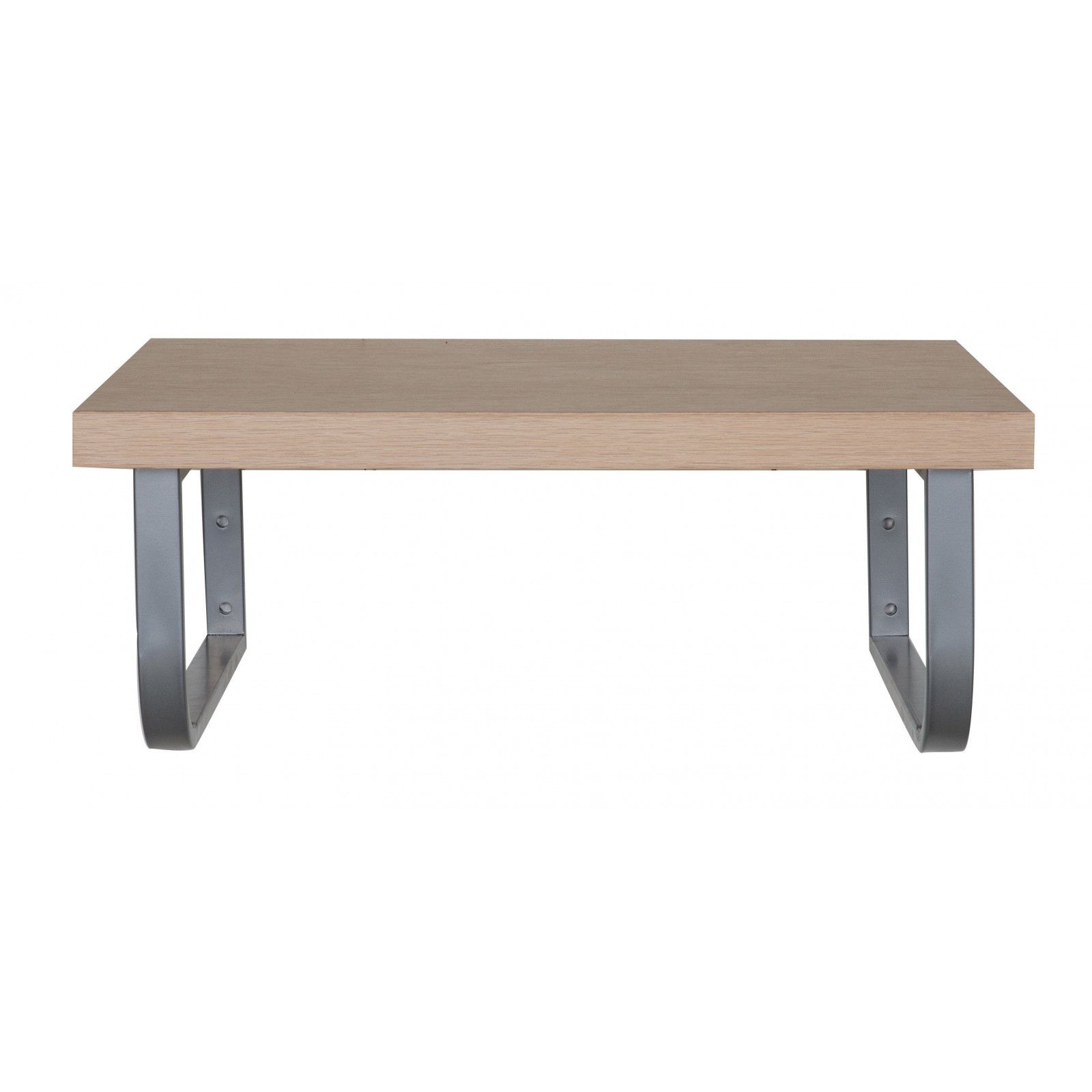 Plan de toilette Salle de Bain à suspendre WILL - 60 cm / 120 cm - Ep. 3,8 cm /12 cm - Décor Chêne /