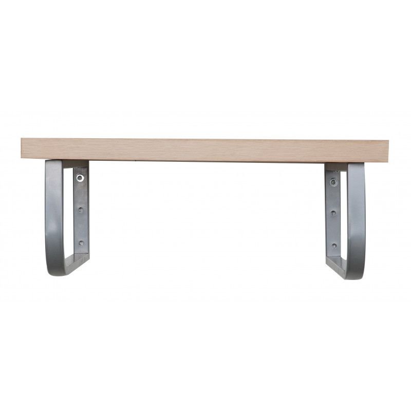 Plan de toilette Salle de Bain à suspendre WILL - 60 cm / 120 cm - Ep. 3,8 cm /12 cm - Décor Chêne /