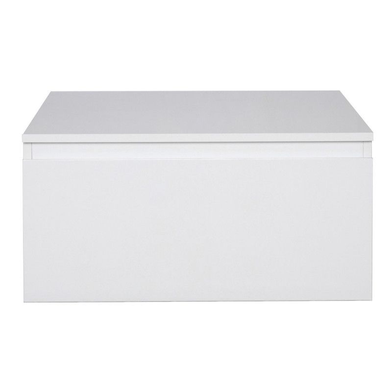 Meuble tiroir / Module de rangement WILL - Décor Chêne ou Blanc Laqué