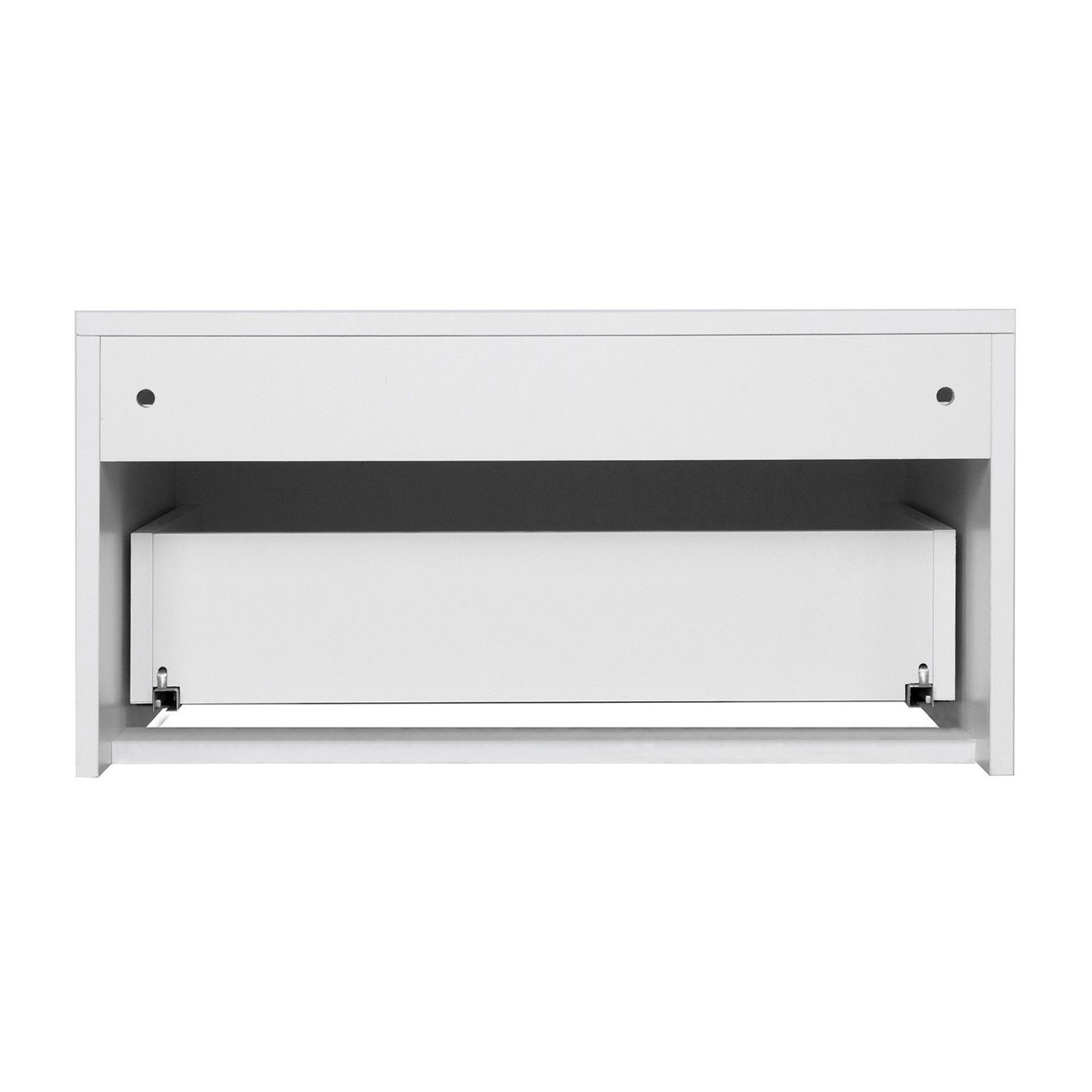 Meuble tiroir / Module de rangement WILL - Décor Chêne ou Blanc Laqué