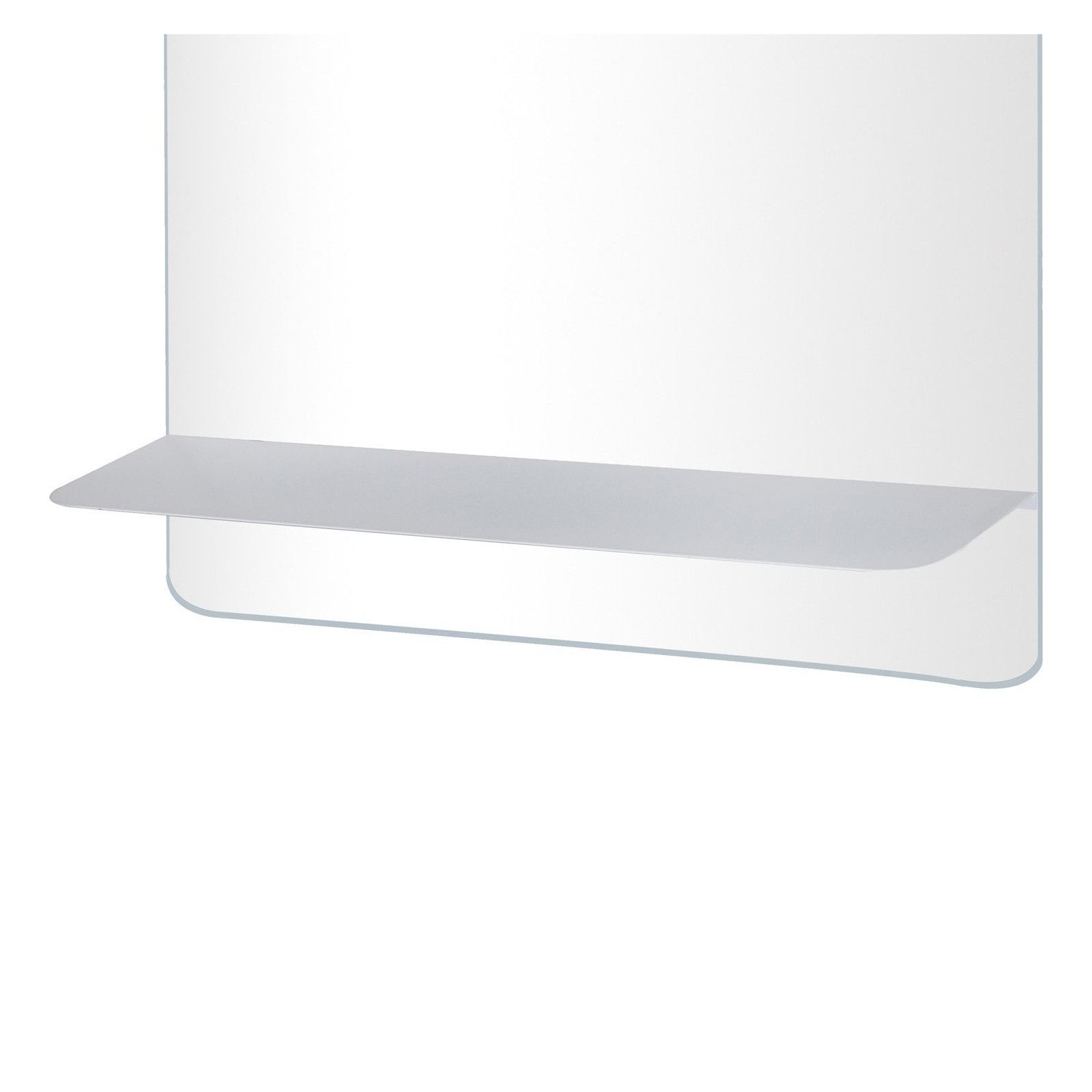 Ensemble de Salle de Bain WILL - Plan suspendu 60 cm + Equerres porte serviettes + Vasque + Miroir
