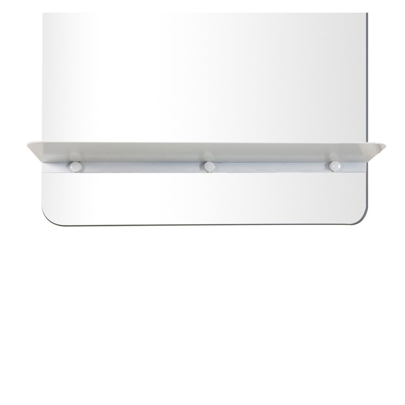 Ensemble de Salle de Bain WILL - Plan suspendu 60 cm + Equerres porte serviettes + Vasque + Miroir