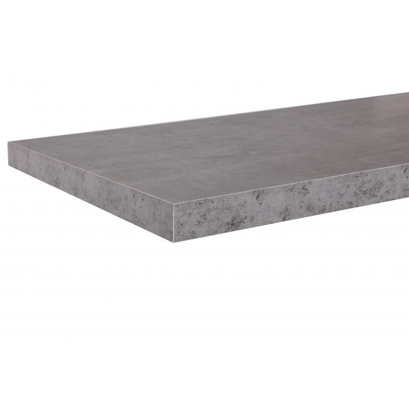 Ensemble de Salle de Bain WILL - Plan suspendu 120 cm + Equerres invisibles + 2 Vasques + 2 Miroirs