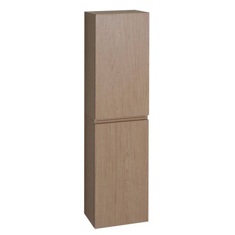 Ensemble de Salle de Bain WILL - Plan suspendu + Equerres + 3 Meubles de rangement + Vasque + Armoir