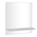 Ensemble de Salle de Bain WILL - Plan suspendu 120 cm + Equerres invisibles + 2 Vasques + 2 Miroirs