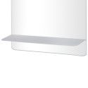 Ensemble de Salle de Bain WILL - Plan suspendu 120 cm + Equerres invisibles + 2 Vasques + 2 Miroirs