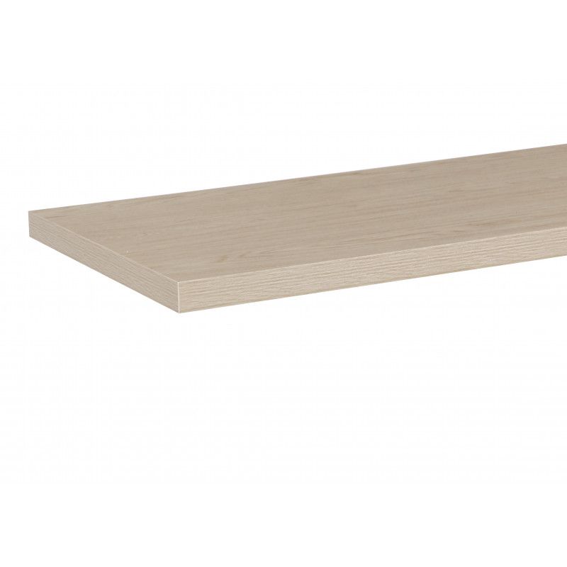 Ensemble de Salle de Bain WILL - Plan suspendu 120 cm + Equerres invisibles + 2 Vasques + 2 Miroirs