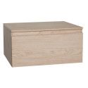 Ensemble de Salle de Bain WILL - Plan suspendu 60 cm + Equerres invisibles + Meuble tiroir + Vasque
