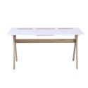 Bureau scandinave Bois/Blanc 150 cm Mobox Bureau scandinave Bois/Blanc 150 cm Mobox