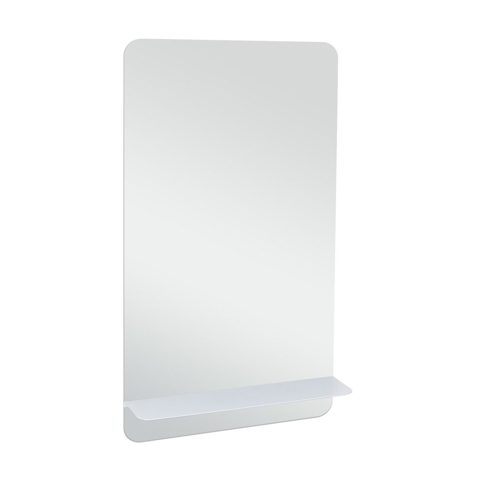 Lave-mains LISA + Miroir Mural L40 cm tablette Blanche