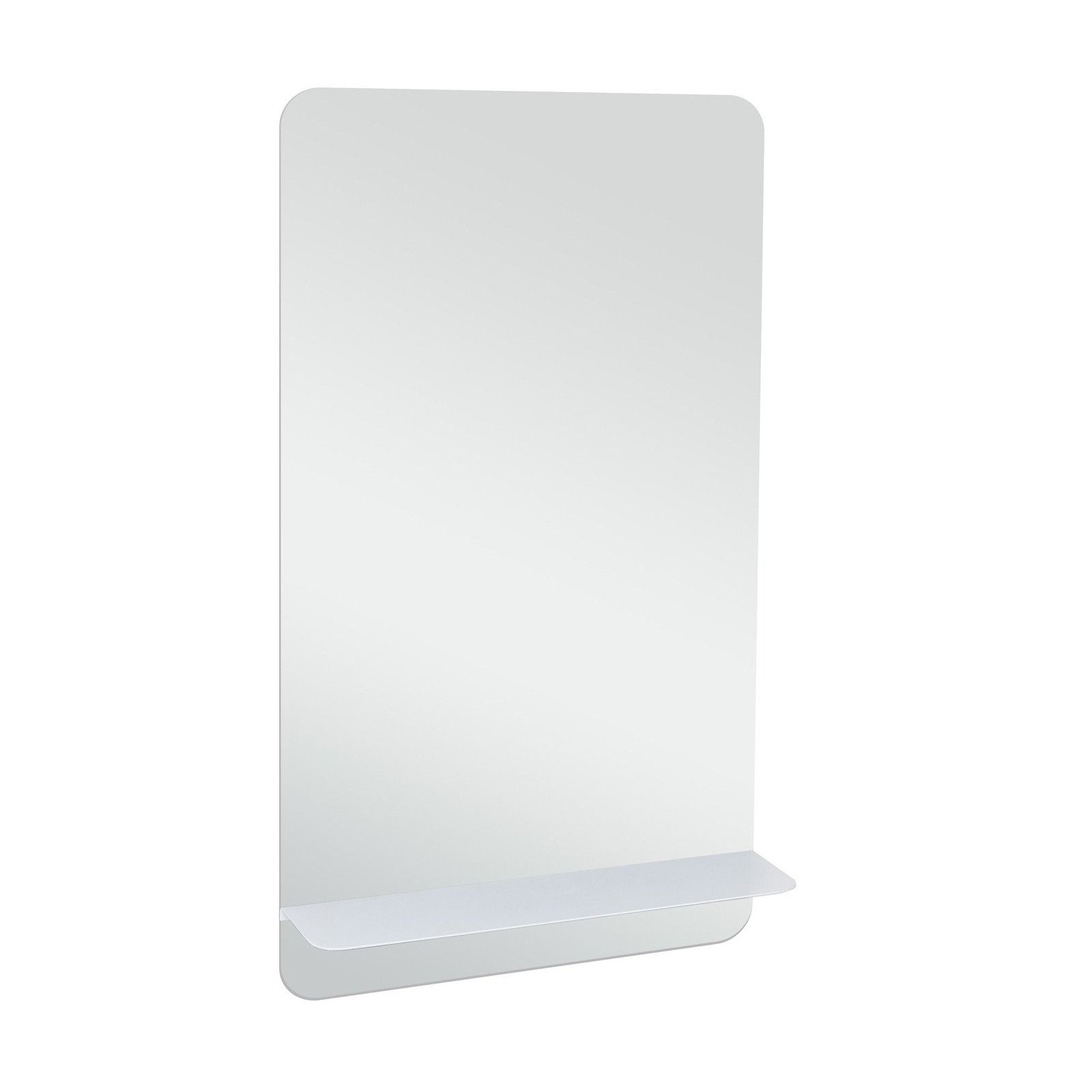 Lave-mains LISA + Miroir Mural L40 cm tablette Blanche Lave-mains LISA + Miroir Mural L40 cm tablette Blanche
