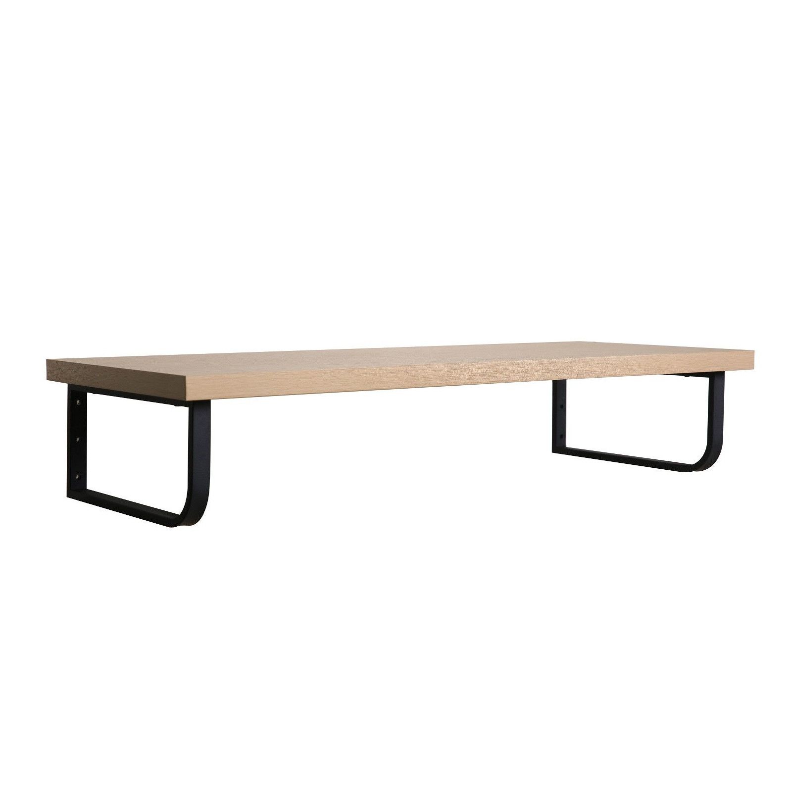 Plan suspendu 120 cm + 2 Vasques + 2 Miroirs + Equerres porte serviettes - WILL