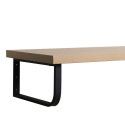 Plan suspendu 120 cm + 2 Vasques + 2 Miroirs + Equerres porte serviettes - WILL