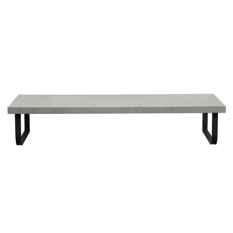 Plan suspendu 120 cm + 2 Vasques + 2 Miroirs + Equerres porte serviettes - WILL