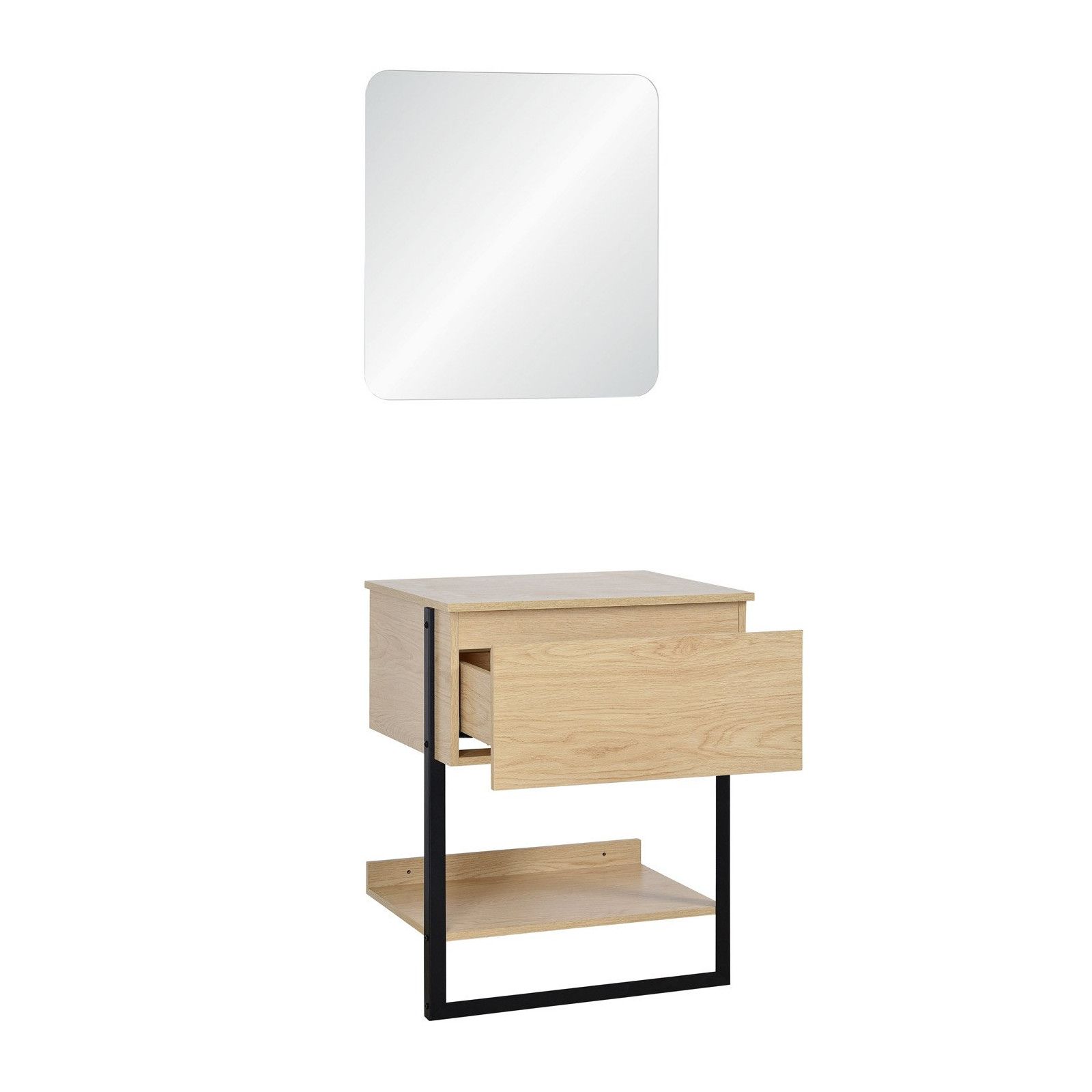 Ensemble de Salle de bain NINA Meuble 60CM + Miroir