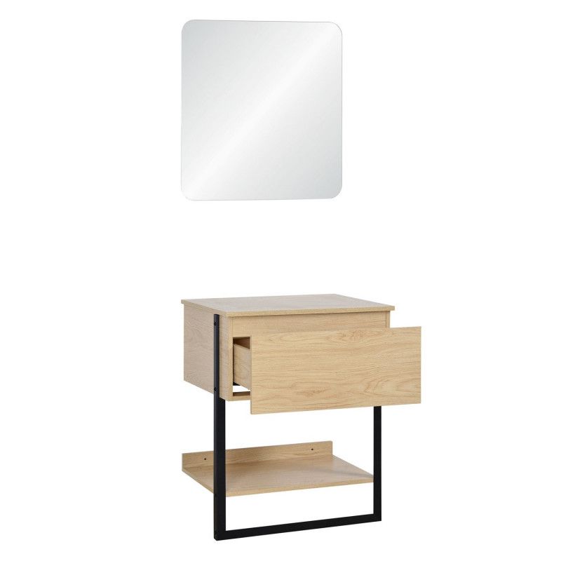 Ensemble de Salle de bain NINA Meuble 60CM + Miroir
