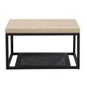 Ensemble de Salle de Bain WILL - Plan de toilette suspendu 60 cm + Structure métal Noir Mat + Vasque