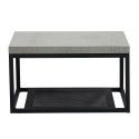 Ensemble de Salle de Bain WILL - Plan de toilette suspendu 60 cm + Structure métal Noir Mat + Vasque