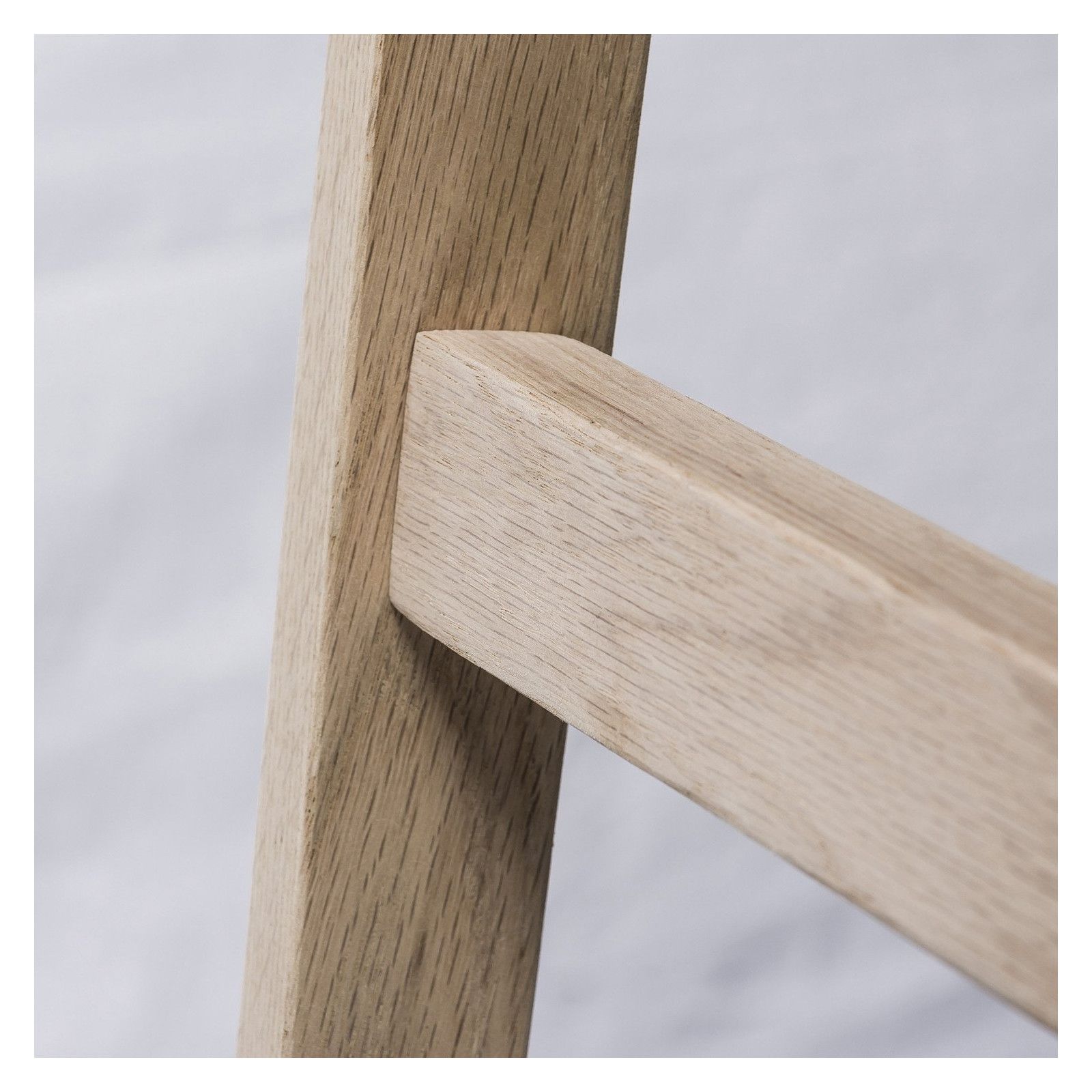 Tabourets de Bar Bois et Blanc 75cm RIVA | Lot de 4