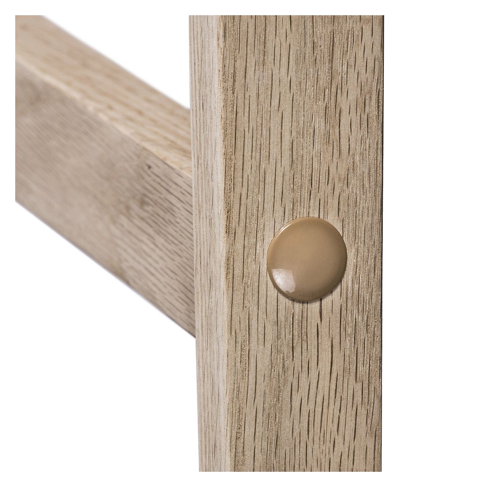 Tabourets de Bar Bois et Blanc 75cm RIVA | Lot de 4