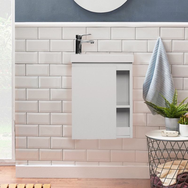 Lave-mains Blanc L41,5 x H53 HAMPTON