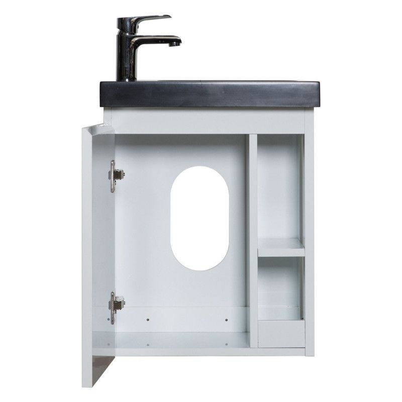 Lave-mains Blanc & noir L41,5 x H53 HAMPTON